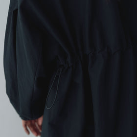 【SALE】 Honnete タックスリーブ オーバーフィットコート ブラック