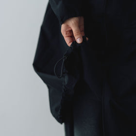 【SALE】 Honnete タックスリーブ オーバーフィットコート ブラック