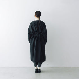 【SALE】 Honnete タックスリーブ オーバーフィットコート ブラック