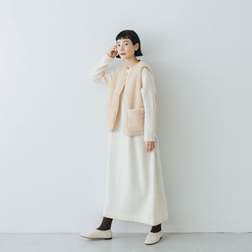 〈くらすこと別注〉COLD BREAKER ボアベスト