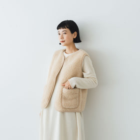 〈くらすこと別注〉COLD BREAKER ボアベスト