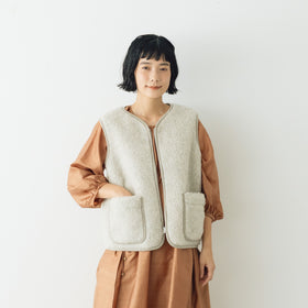 〈くらすこと別注〉COLD BREAKER ボアベスト