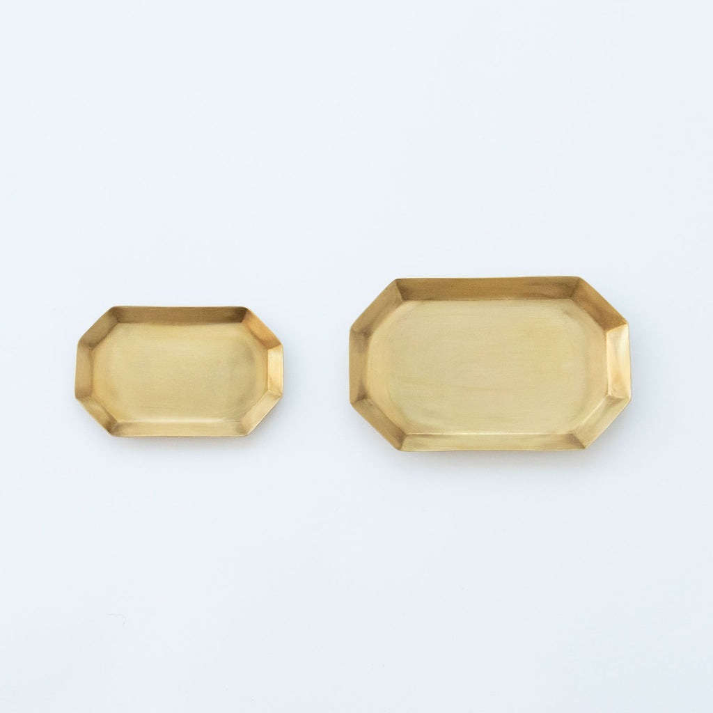 fog linen work ブラス プレート 長八角形