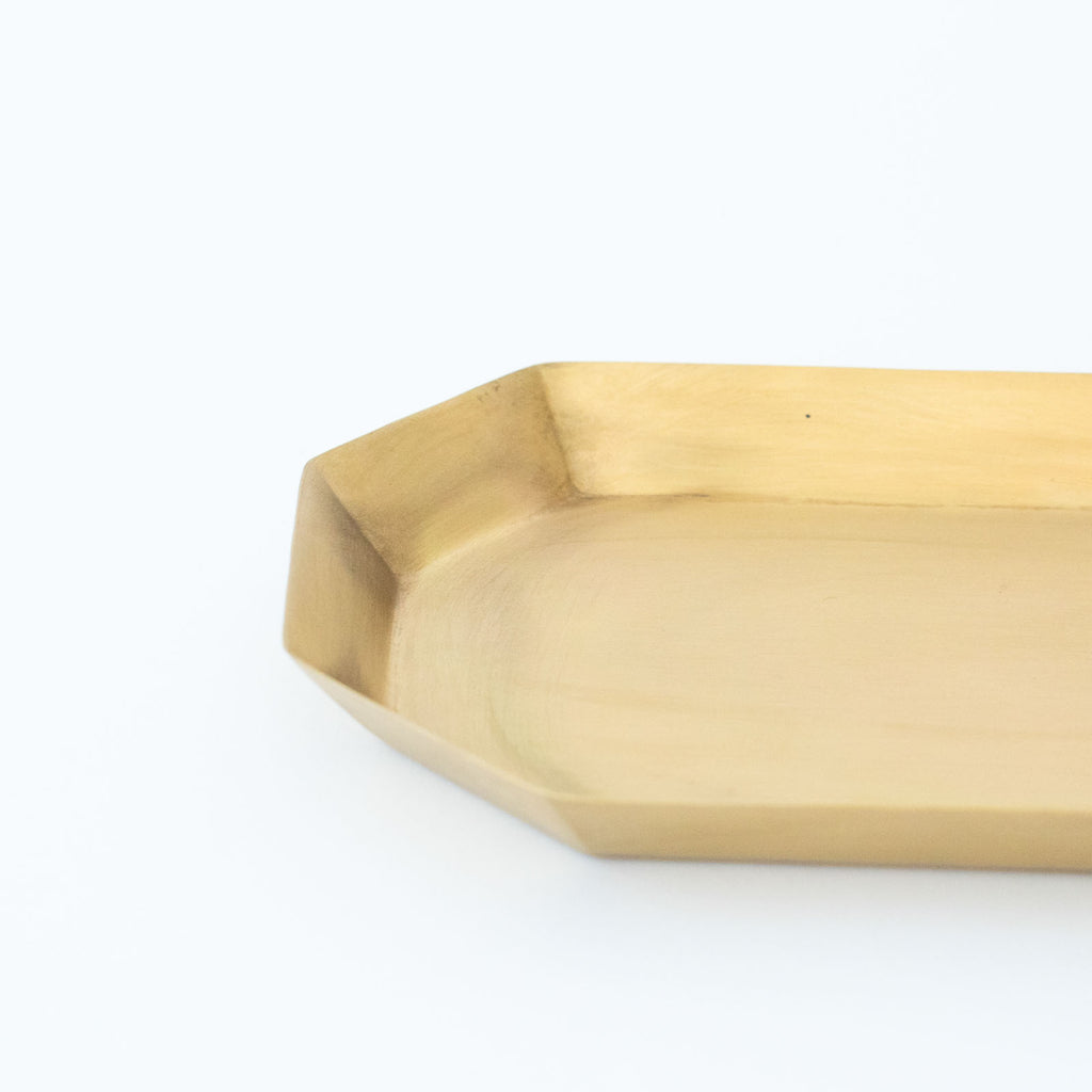 fog linen work ブラス プレート 長八角形