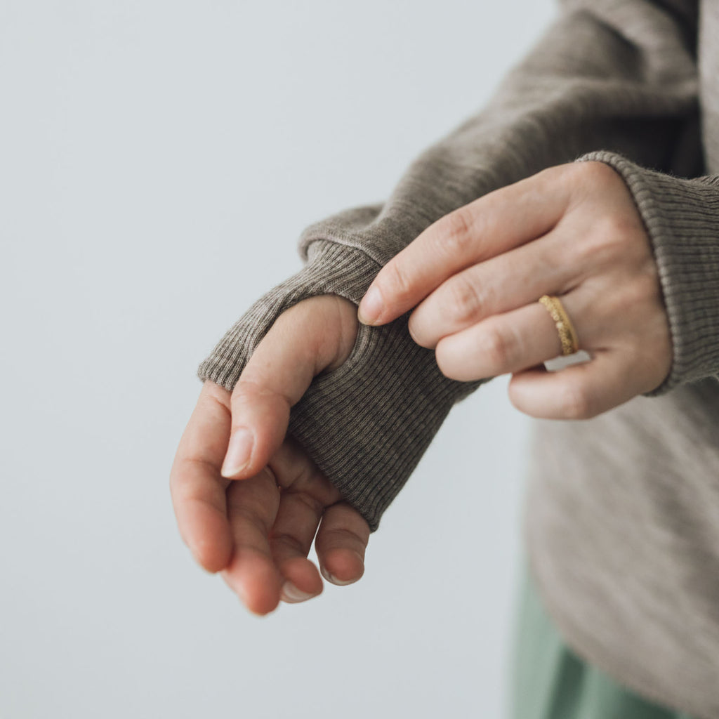 joha WOOL BASIC カーディガン