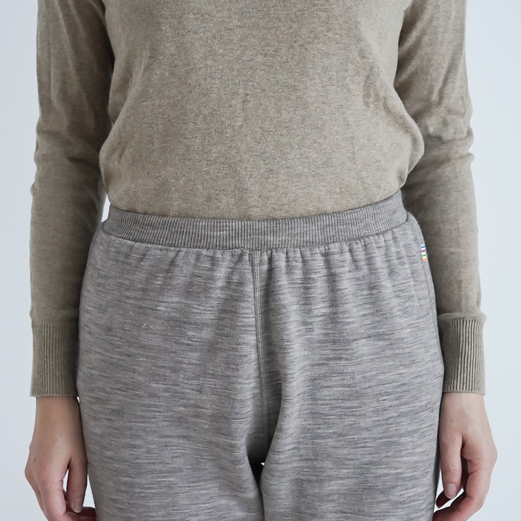 joha WOOL BASIC ウールパンツ