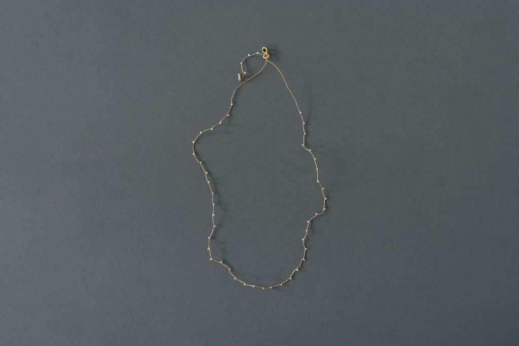 〈くらすこと別注〉FUA accessory ハーキマーダイヤモンド ネックレス