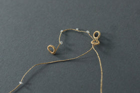 〈くらすこと別注〉FUA accessory ハーキマーダイヤモンド ネックレス