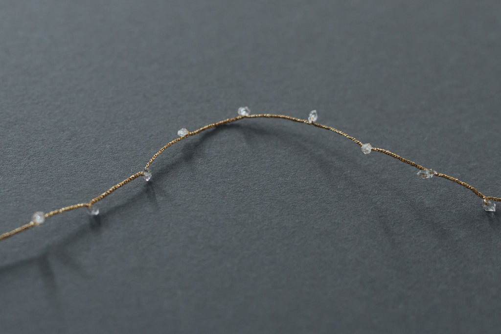 〈くらすこと別注〉FUA accessory ハーキマーダイヤモンド ネックレス