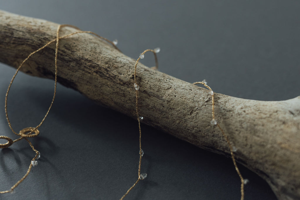 〈くらすこと別注〉FUA accessory ハーキマーダイヤモンド ネックレス