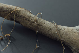 〈くらすこと別注〉FUA accessory ハーキマーダイヤモンド ネックレス