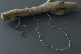 【SALE】〈くらすこと別注〉FUA accessory ハーキマーダイヤモンド ネックレス