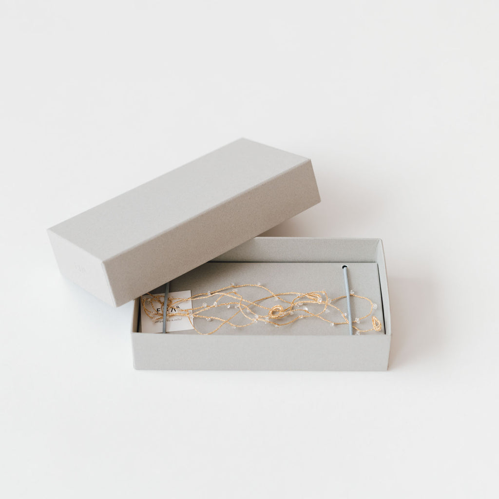 〈くらすこと別注〉FUA accessory ハーキマーダイヤモンド ネックレス