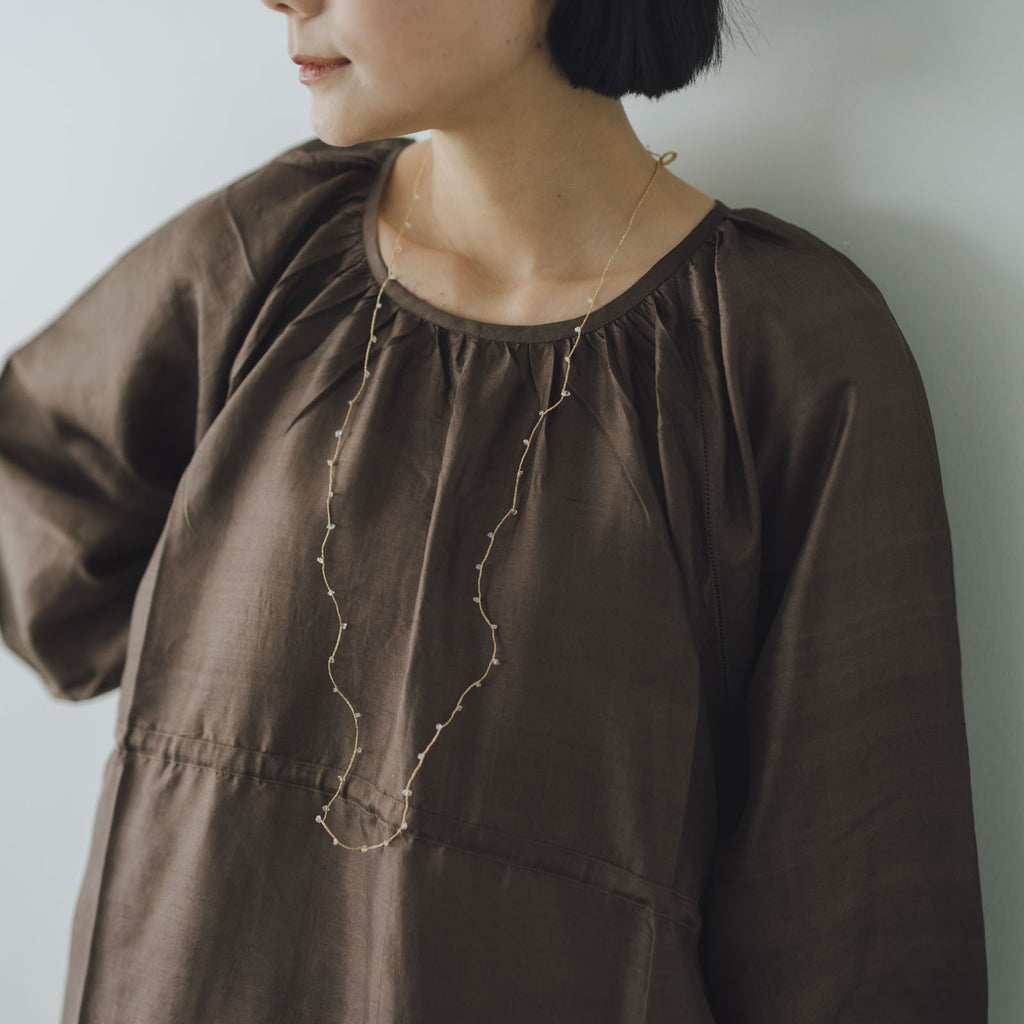 〈くらすこと別注〉FUA accessory ハーキマーダイヤモンド ネックレス