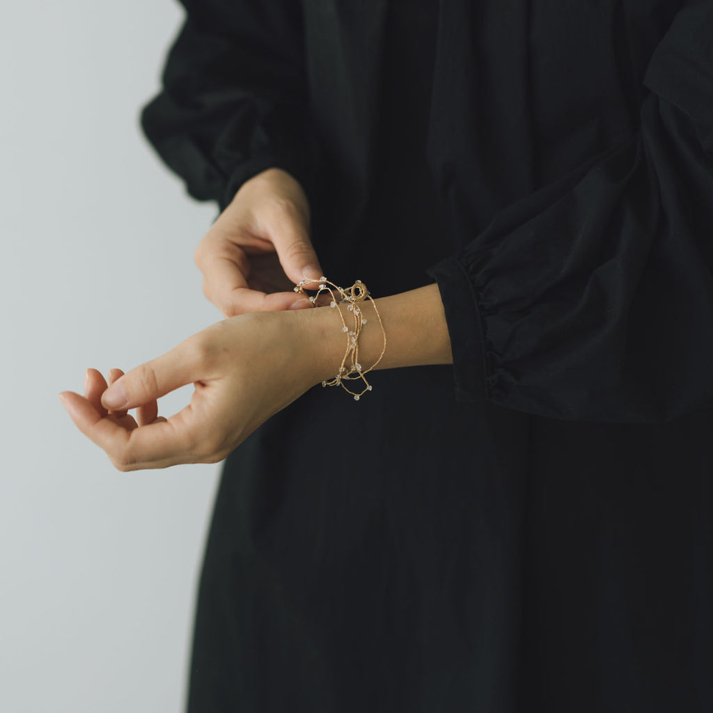 〈くらすこと別注〉FUA accessory ハーキマーダイヤモンド ネックレス