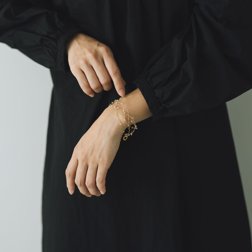 〈くらすこと別注〉FUA accessory ハーキマーダイヤモンド ネックレス