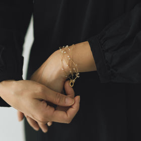 〈くらすこと別注〉FUA accessory ハーキマーダイヤモンド ネックレス