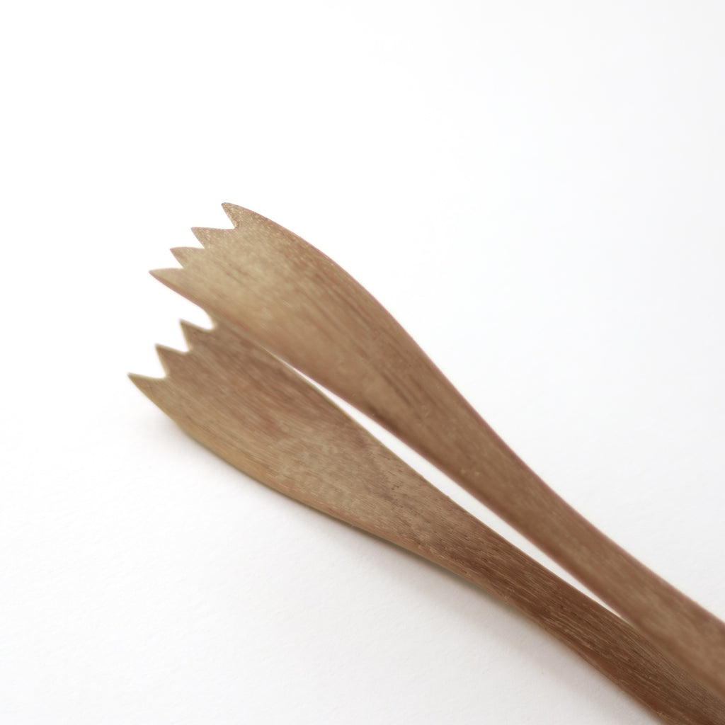 木の薬味トング