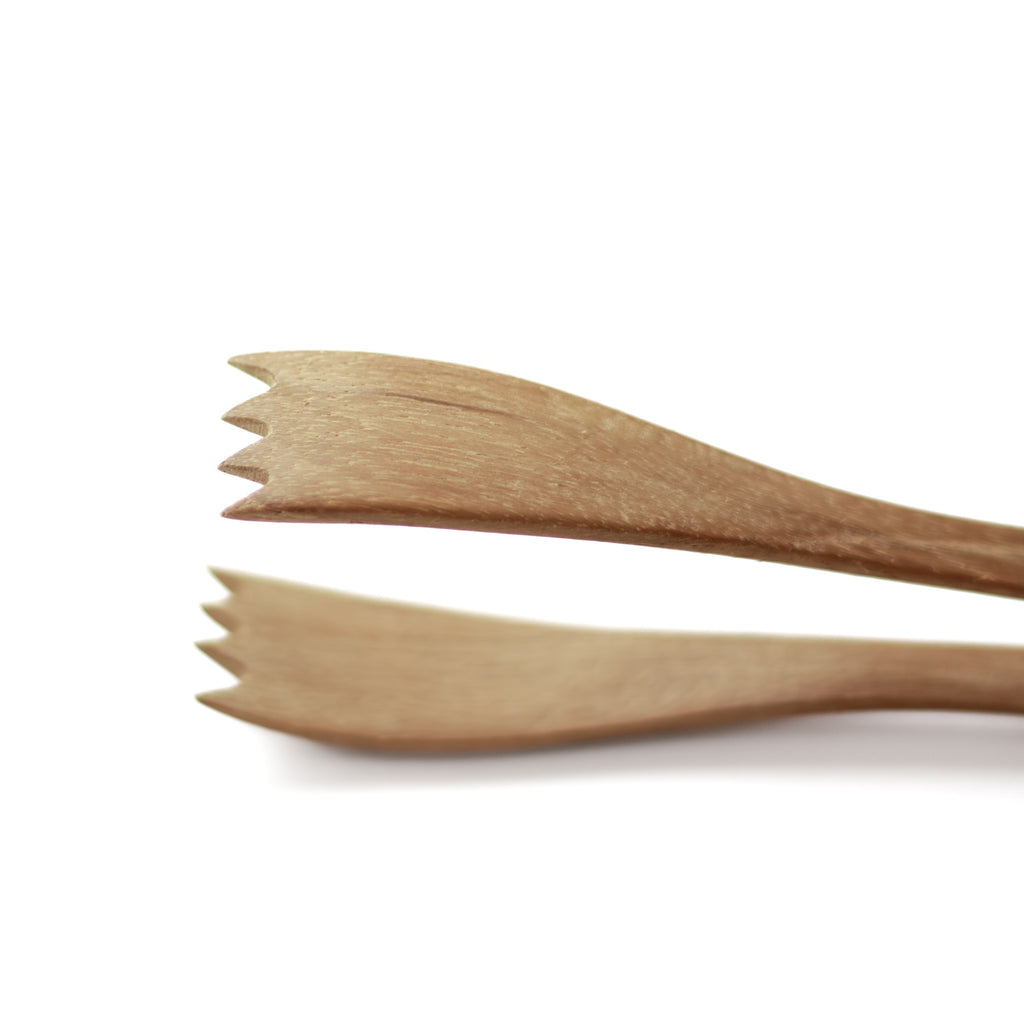 木の薬味トング