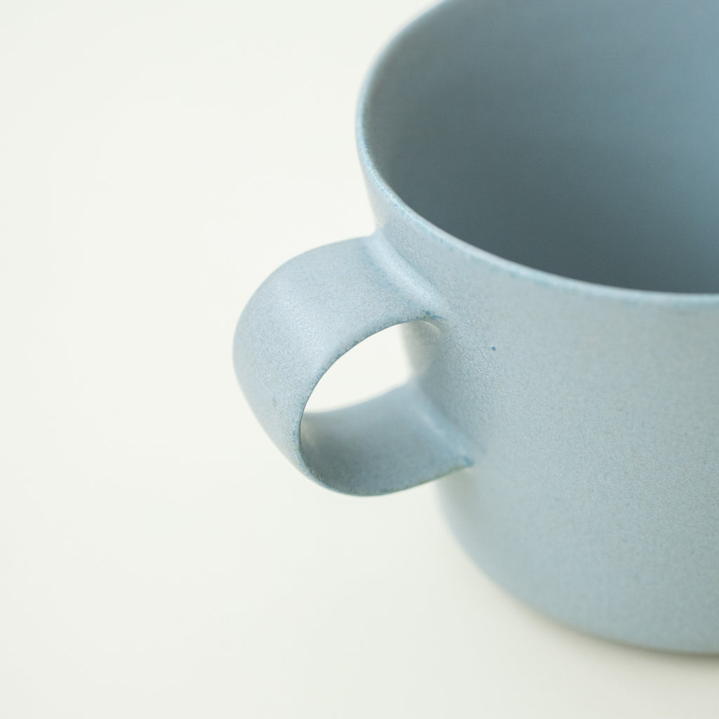 yumiko iihoshi porcelain unjour cup smoke blue