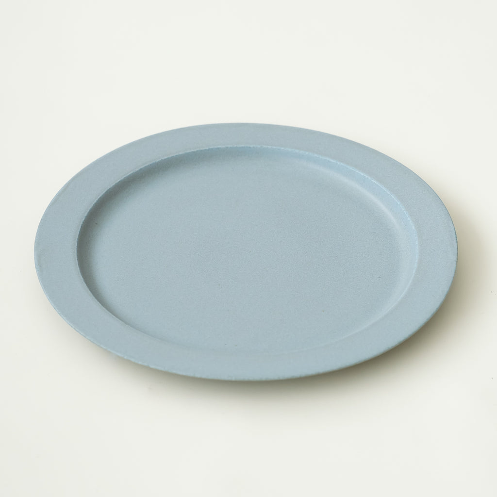 yumiko iihoshi porcelain unjour plate smoke blue