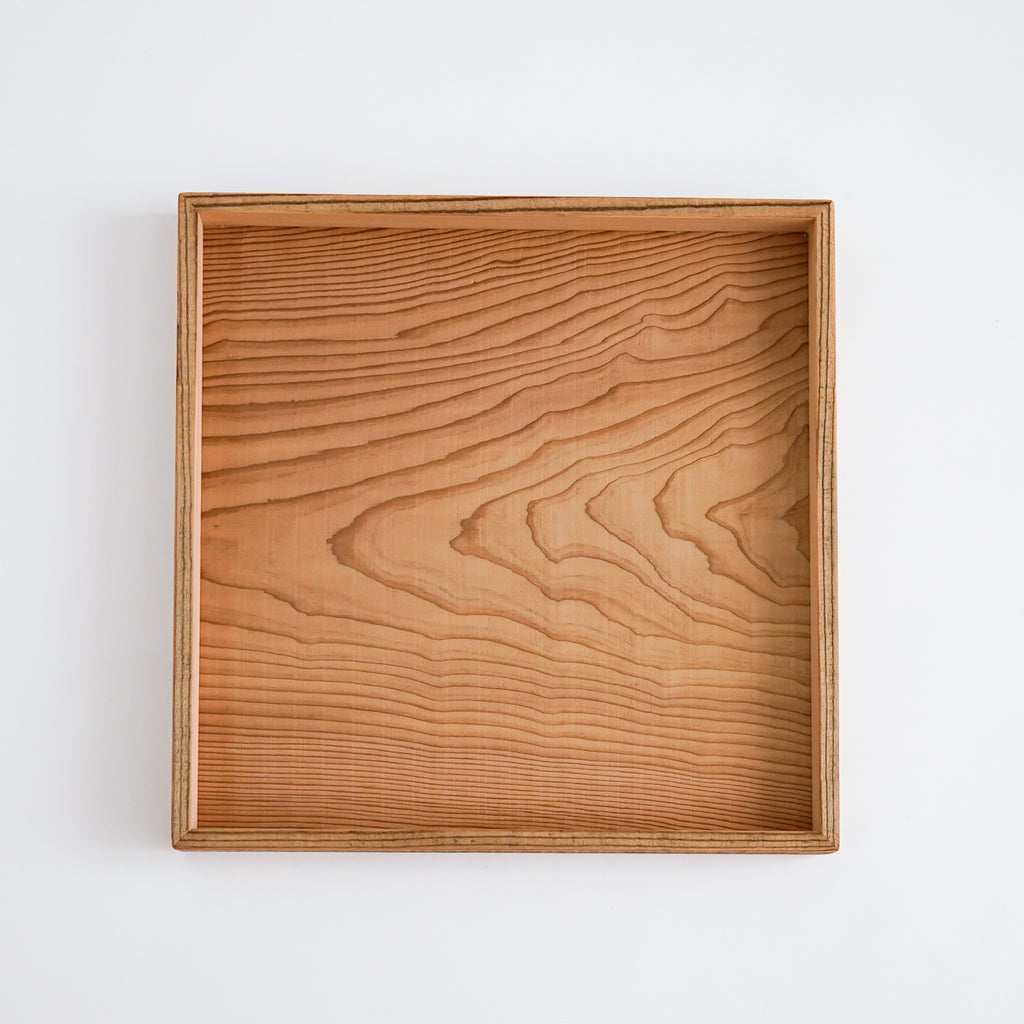 工房イサド 杉の角盆