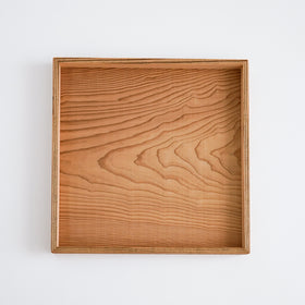 工房イサド 杉の角盆