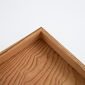 工房イサド 杉の角盆