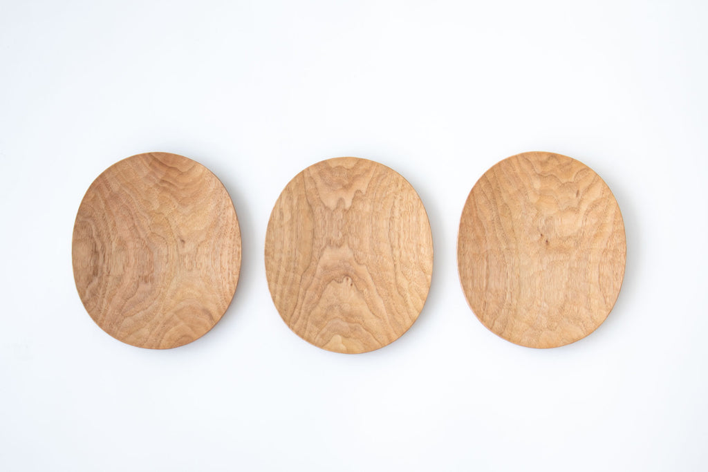 工房イサド オーバル皿(小)クルミ