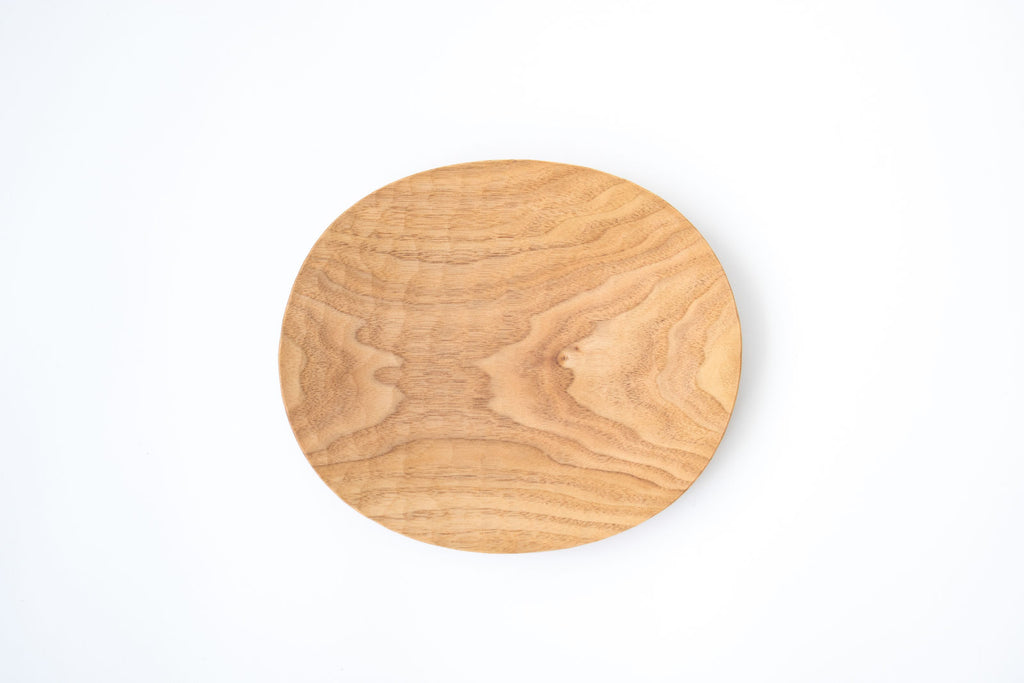 工房イサド オーバル皿(小)クルミ