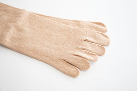 うさぎの会 オーガニックコットン5本指靴下