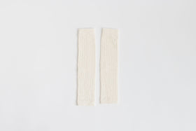 うさぎの会 絹くずまゆソフトレッグウォーマー ロング 生成