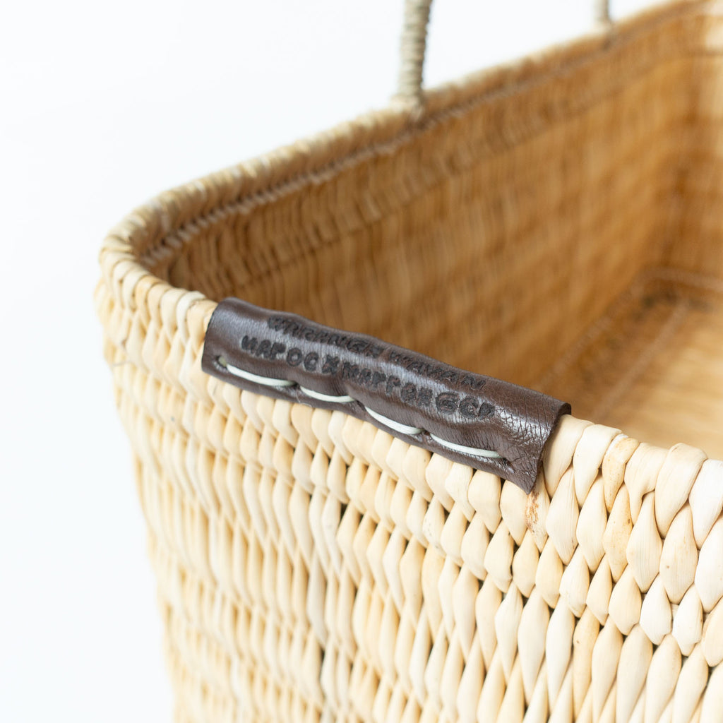 warang wayan ストローかごバッグ 深型 ブラウン