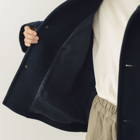 nicholson & nicholson コート MY SAILOR ネイビー