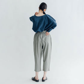 ヂェン先生の日常着 クロップドパンツ