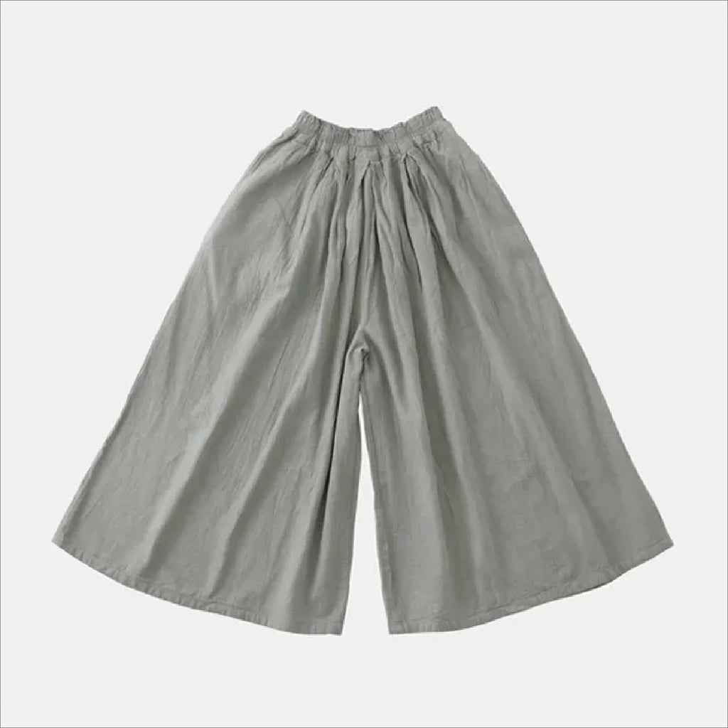 ヂェン先生の日常着 キュロットワイドパンツ