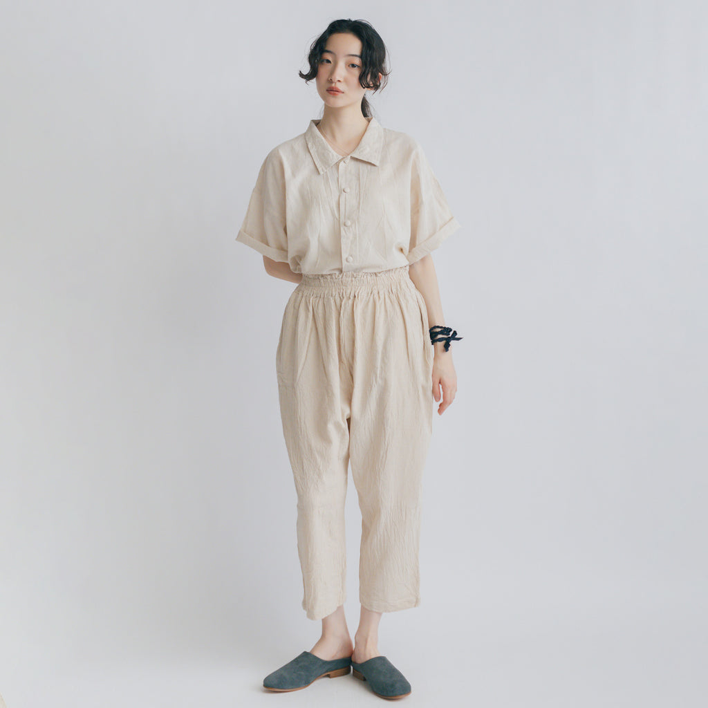 ヂェン先生の日常着 クロップドパンツ