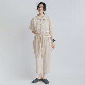 ヂェン先生の日常着 クロップドパンツ