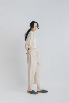 ヂェン先生の日常着 クロップドパンツ