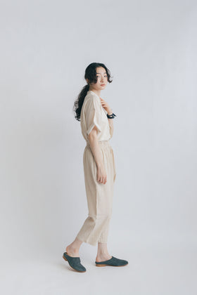 ヂェン先生の日常着 クロップドパンツ