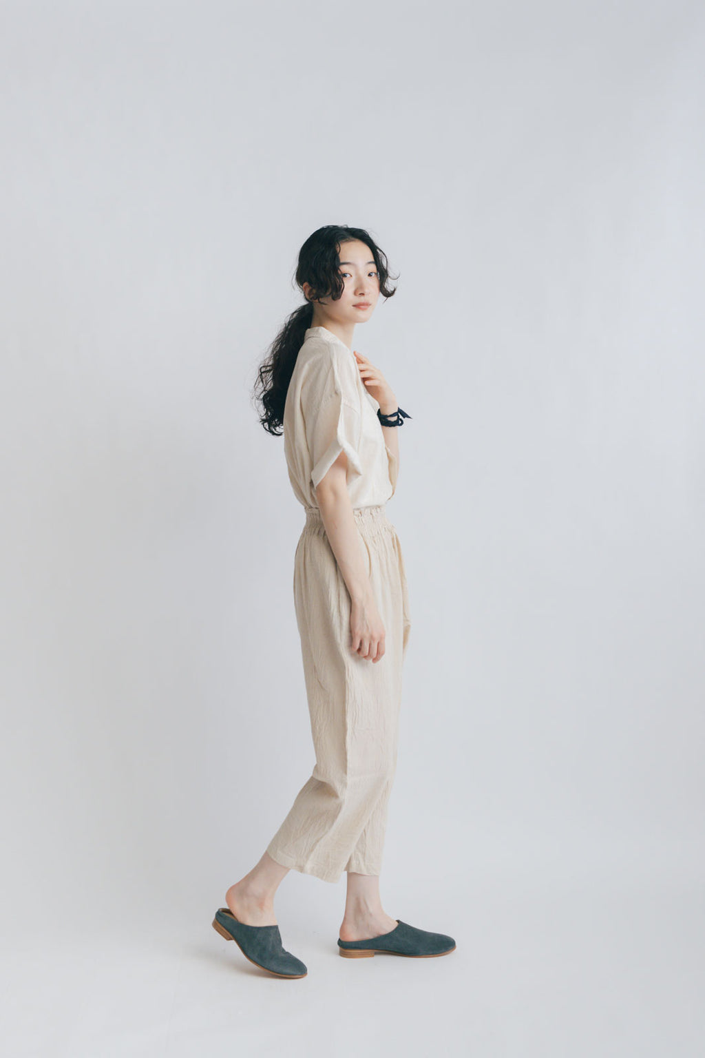 ヂェン先生の日常着 ビッグブラウス