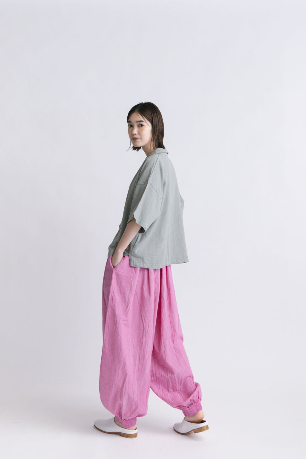 ヂェン先生の日常着 ビッグブラウス