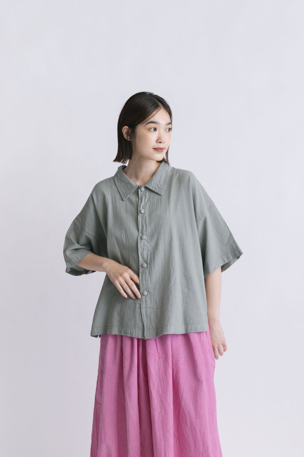 ヂェン先生の日常着 ビッグブラウス