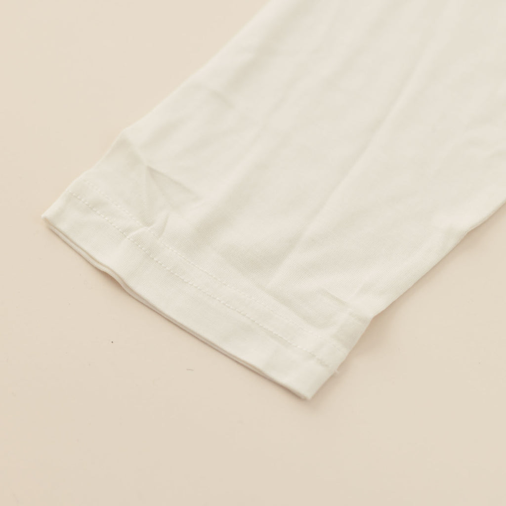 金伴繊維 シルクの8分袖シャツ 縫い糸までシルク100%