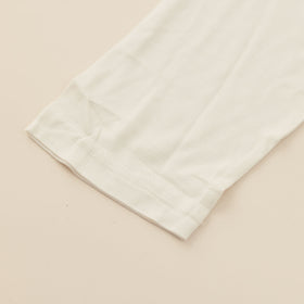 金伴繊維 シルクの8分袖シャツ 縫い糸までシルク100%