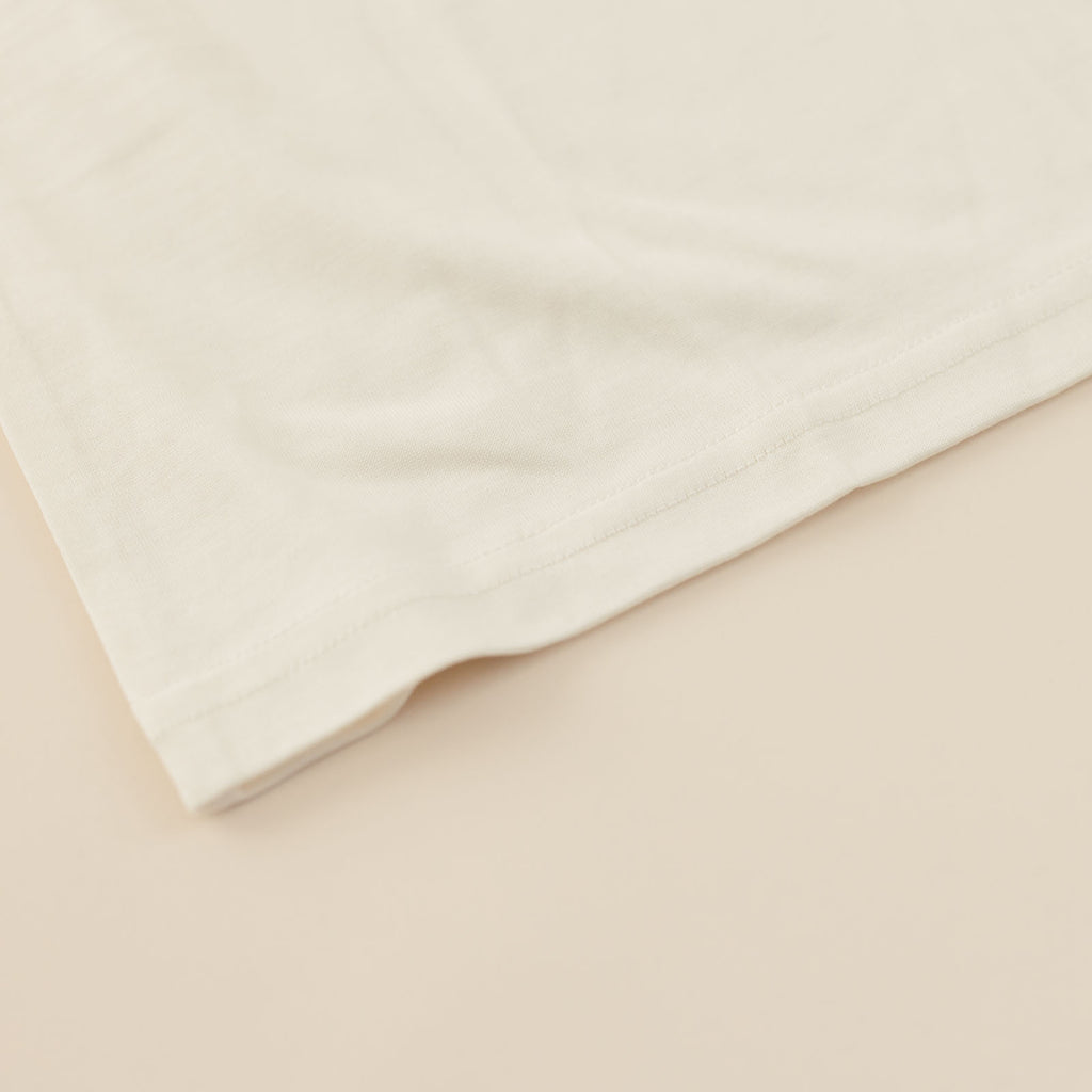 金伴繊維 シルクの8分袖シャツ 縫い糸までシルク100%