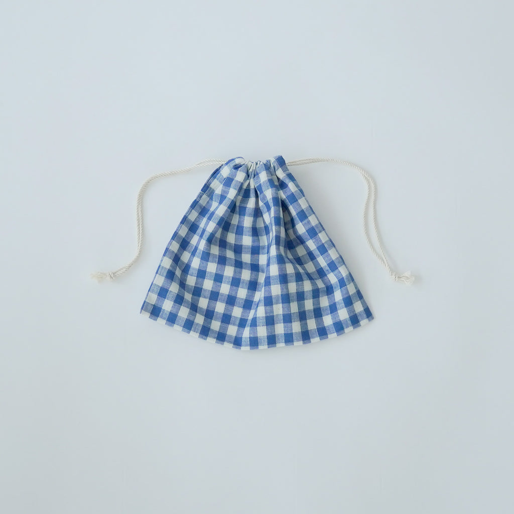 CINQ 巾着 ギンガムチェック