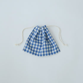 CINQ 巾着 ギンガムチェック