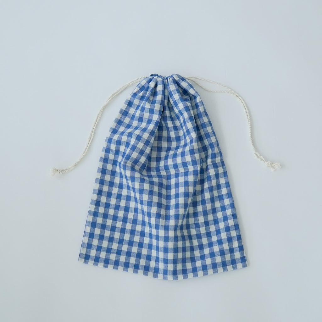 CINQ 巾着 ギンガムチェック