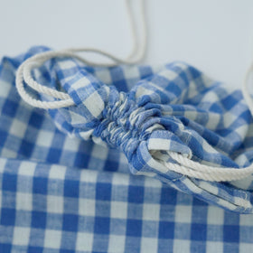 CINQ 巾着 ギンガムチェック